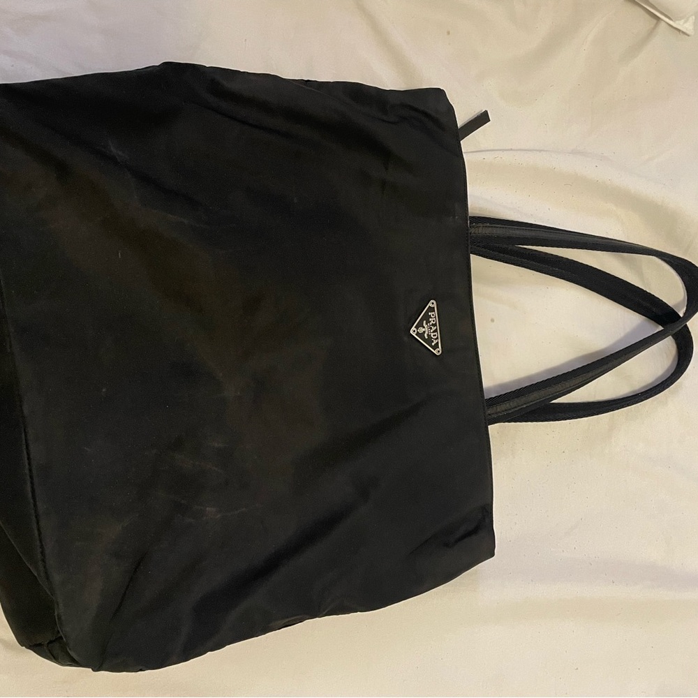 Prada nylon tote bag